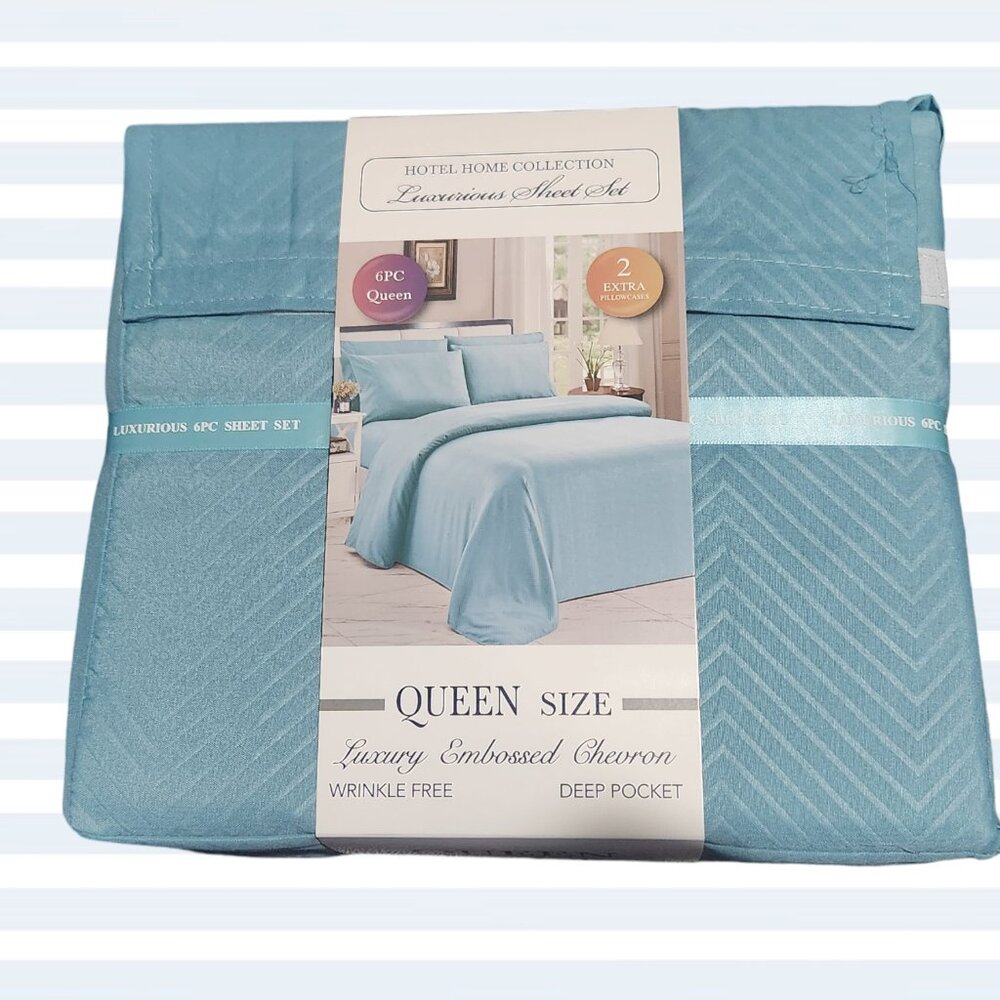 Hotel Home collection Luxurious solid sheet set